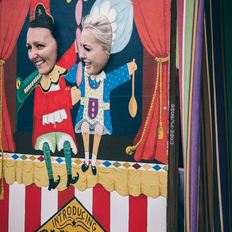 FOR SALE Punch & Judy Peep Board 3